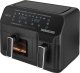 Frytkownica beztłuszczowa ECG ECG AF 8300 Dual Fry Hot air fryer, 5.2 L + 3.1 L, temperature setting 80-200 °C, 60 min timer 3