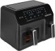 Frytkownica beztłuszczowa ECG ECG AF 8300 Dual Fry Hot air fryer, 5.2 L + 3.1 L, temperature setting 80-200 °C, 60 min timer 5