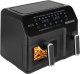 Frytkownica beztłuszczowa ECG ECG AF 8300 Dual Fry Hot air fryer, 5.2 L + 3.1 L, temperature setting 80-200 °C, 60 min timer 8