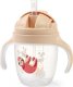 BabyOno 1464/04 KUBEK NIEKAPEK Z OBCIĄŻONĄ SŁOMKĄ BEŻOWY 1