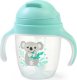 BabyOno 1464/03 KUBEK NIEKAPEK Z OBCIĄŻONĄ SŁOMKĄ MIĘTOWY 2