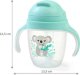 BabyOno 1464/03 KUBEK NIEKAPEK Z OBCIĄŻONĄ SŁOMKĄ MIĘTOWY 5