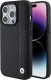 Triton BMW BMHCP15L22RDPK iPhone 15 Pro 6.1" czarny/black hardcase Leather Textured & Stripe 1