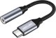 Adapter AV Beline Kabel adapter USB-C/Jack 3,5mm DAC czarny 1