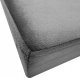 kontrast Pufa tapicerowana ze schowkiem PERFECT DUO 60x30x30 cm szara 7