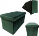 kontrast Pufa tapicerowana ze schowkiem PERFECT DUO 60x30x30cm ciemnozielona 2