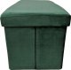 kontrast Pufa tapicerowana ze schowkiem PERFECT DUO 60x30x30cm ciemnozielona 4