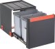 Franke Šiukšliadėžė FRANKE, Cube 30, atidarymas ranka, 2x15l. 1