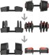 HMS ‎Hantel SGR40 Pro Set żeliwny 1 x 43.5 kg 6