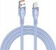 Kabel USB T-Phox USB-A - Lightning 1.2 m Niebieski (TPRZ008331) 1