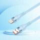 Kabel USB T-Phox USB-A - Lightning 1.2 m Niebieski (TPRZ008331) 2