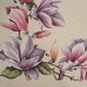 Eurofirany Serweta gobelinowa w kwiaty NATURE 100X100 naturalna 2