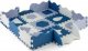 Milly Mally Mata piankowa puzzle Jolly 3x3 Shapes - Blue 3