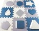 Milly Mally Mata piankowa puzzle Jolly 3x3 Shapes - Blue 4