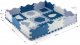 Milly Mally Mata piankowa puzzle Jolly 3x3 Shapes - Blue 10