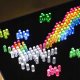 Skleplolki UKŁADANKA GUZIKOWA ŚWIECĄCA TABLICA MOZAIKA LED KREATYWNA PINEZKI PUZZLE 3D 3