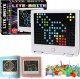 Skleplolki UKŁADANKA GUZIKOWA ŚWIECĄCA TABLICA MOZAIKA LED KREATYWNA PINEZKI PUZZLE 3D 7