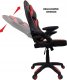 Krzesło biurowe kontrast Fotel gamingowy biurowy obrotowy czarno-czerwony 12