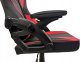 Krzesło biurowe kontrast Fotel gamingowy biurowy obrotowy czarno-czerwony 7