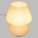 Lampa stołowa Atmosphera Lampa stołowa grzybek CARA, szklana, Ø 15 cm 4