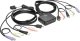 Przełącznik Eaton Eaton Tripp Lite series 2-Port USB/HD Cable KVM Switch with Audio/Video, Cables and USB Peripheral Sharing - KVM-/Audio-/USB-Switch - 2 x KVM/Audio/USB - 1 lokaler Benutzer - Desktop 1