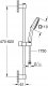 Zestaw prysznicowy Grohe Grohe zestaw prysznicowy przesuwny Tempesta Cube 110 czarny mat 267482433 4