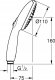 Słuchawka prysznicowa Grohe Grohe słuchawka prysznicowa 2 strumienie Tempesta 110 czarny mat 261612433 5
