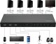System przekazu sygnału AV MicroConnect Microconnect MC-HDMIKVM0401-4K przełącznik KVM Czarny 2