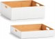 Zeller Storage Box, bambusowe, białe 5