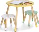 Zeller Zestaw mebli dla dzieci z MDF i sosny, stolik + 2 krzesła 2
