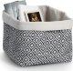 Zeller Koszyk do przechowywania z bawełny i papieru MOSAIC, 28 x 28 x 28 cm 2