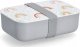 Zeller Plastikowy lunchbox RAINBOW, 19 x 12,5 x 6,5 cm 1