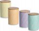 Zeller Pojemnik ceramiczny na przyprawy z wieczkiem bambusowym, 720 ml 4