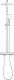 Zestaw prysznicowy Grohe Grohe system prysznicowy z termostatem do montażu ściennego Tempesta System chrom 26670001 3