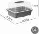 Ibergarden Miniszklarnia plastikowa, rozsadnik domowy, 17,4 x 21,5 x 12,8 cm 5