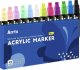 ARRTX Akriliniai markeriai - flomasteriai ARRTX, 12 spalvų 1