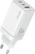 Ładowarka Usams CC180 GaN 1x USB-A 2x USB-C 65W Biały (CC180TC02) 1