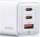 Ładowarka Usams USAMS CC180 65W PD QC USB A+C+C 16