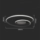 Lampa sufitowa V-TAC Oprawa Sufitowa V-TAC 48W LED Ściemnialna Czarna VT-7911 3000K 5150lm 1