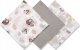 BabyOno 348/10 PIELUSZKI MUŚLINOWE 3SZT SZARE 4