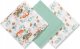 BabyOno 348/12 PIELUSZKI MUŚLINOWE 3SZT ZIELONE 4