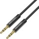 Kabel Vention Kabel audio 3,5mm 2m BAGBH czarny metalowy 2
