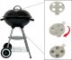 kontrast Grill węglowy na kółkach zamykany półka BBQ 1014 1