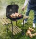 kontrast Grill węglowy na kółkach 3 póki pokrywa BBQ 1013 6