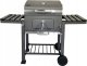 kontrast Grill węglowy premium na kółkach pokrywa półki ruszt żeliwny BBQ 1010 1