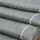 Eurofirany Bieżnik z białą lamówką MEGI 40X140 popielaty 3