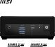 Komputer MSI MSI Cubi N ADL-007DE Intel® N N100 4 GB DDR4-SDRAM 128 GB SSD Windows 11 Pro Mini PC Czarny 12