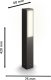 Signify Philips Outdoor A-Label Straosphere Sockel UE 3.8W 27K anth 5