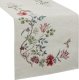 Eurofirany Bieżnik z gobeliny szenilowej wzór w kwiaty 45X140 naturalny 1