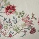 Eurofirany Bieżnik z gobeliny szenilowej wzór w kwiaty 45X140 naturalny 2
